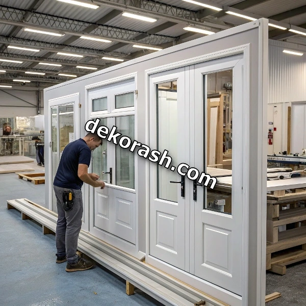 خدمات تولیدی درب و پنجره upvc در خراسان رضوی هلالی